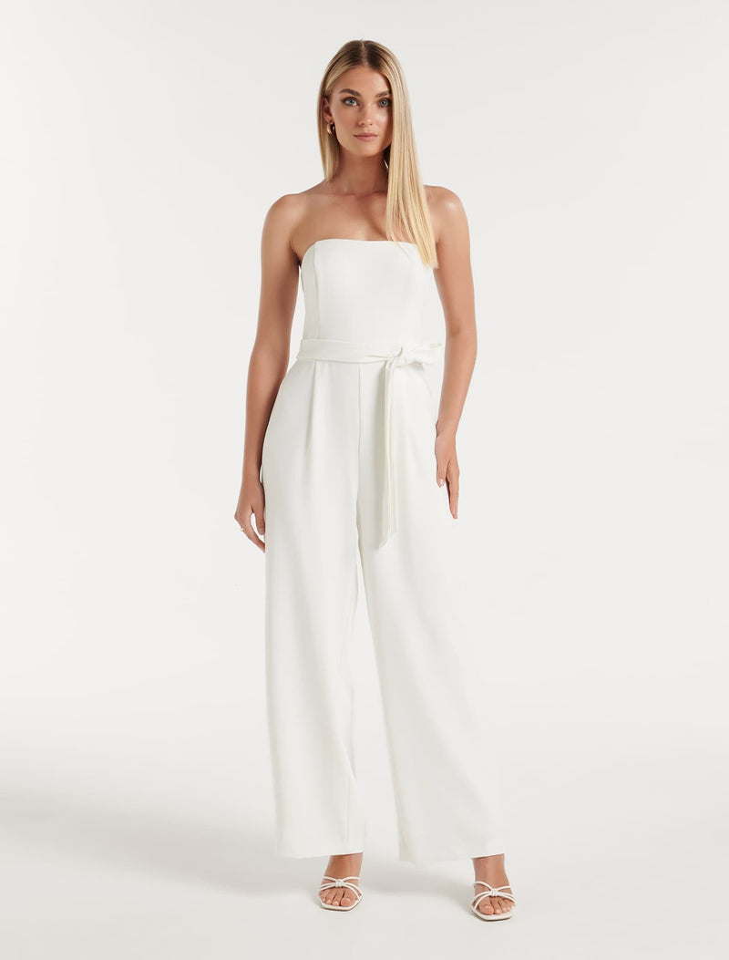 Havana Strapless Jumpsuit Forever New