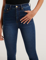 Mila Cropped High-Rise Skinny Jeans Forever New