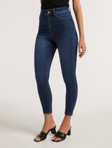 Mila Cropped High-Rise Skinny Jeans Forever New