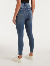 Mila Cropped High-Rise Skinny Jeans Forever New