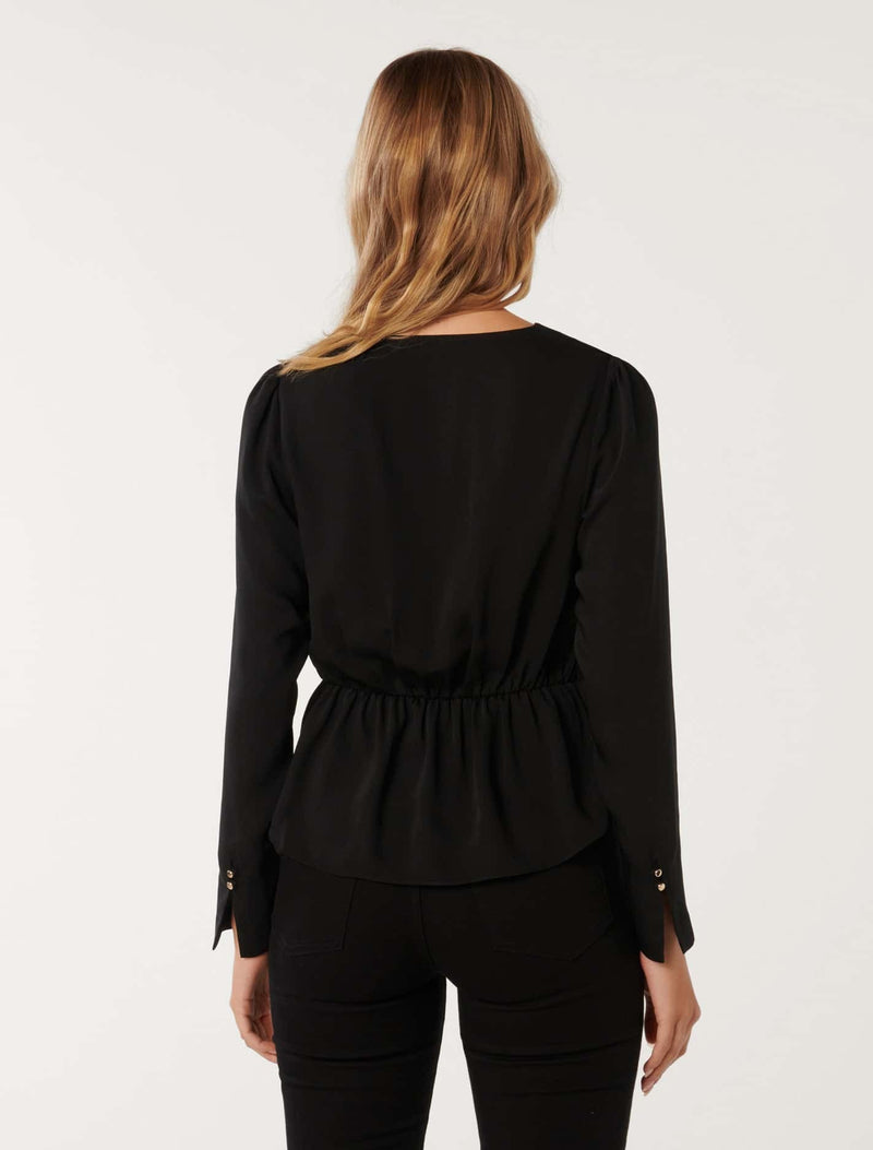 Whitney Wrap Blouse Forever New