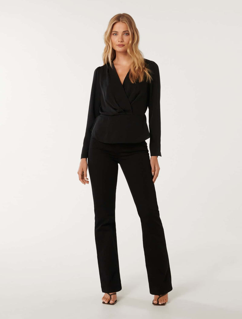 Whitney Wrap Blouse Forever New