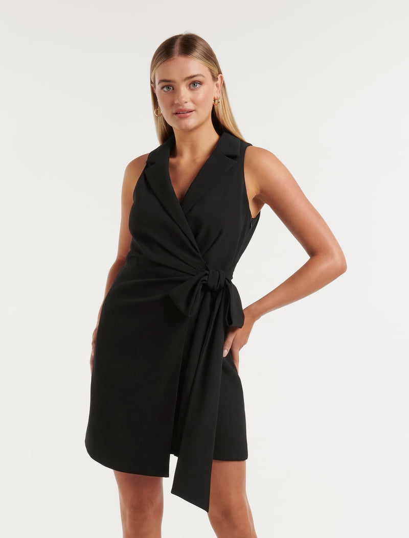 Georgia Bow Detail Blazer Dress Forever New