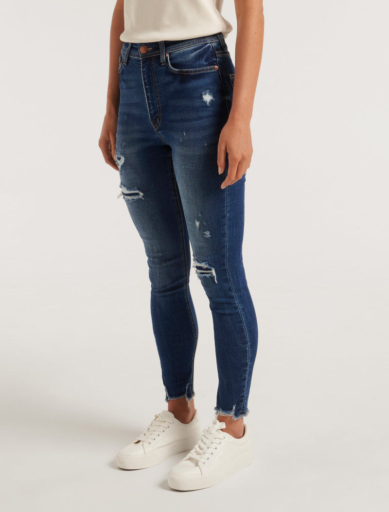 Ashley Mid-Rise Ankle Skinny Jeans Forever New