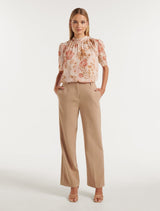 Corella Cowl High Neck Blouse Forever New