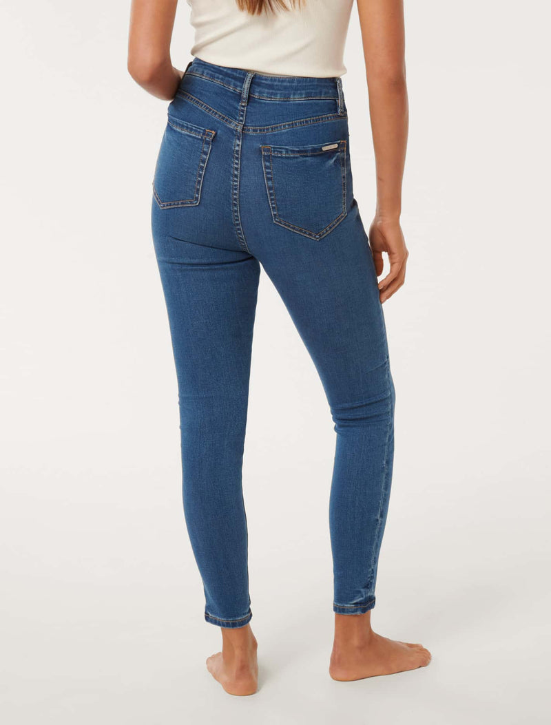 Mila High-Rise Ankle Skinny Jeans Forever New