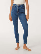 Mila High-Rise Ankle Skinny Jeans Forever New