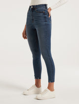 Mila Cropped High-Rise Skinny Jeans Forever New