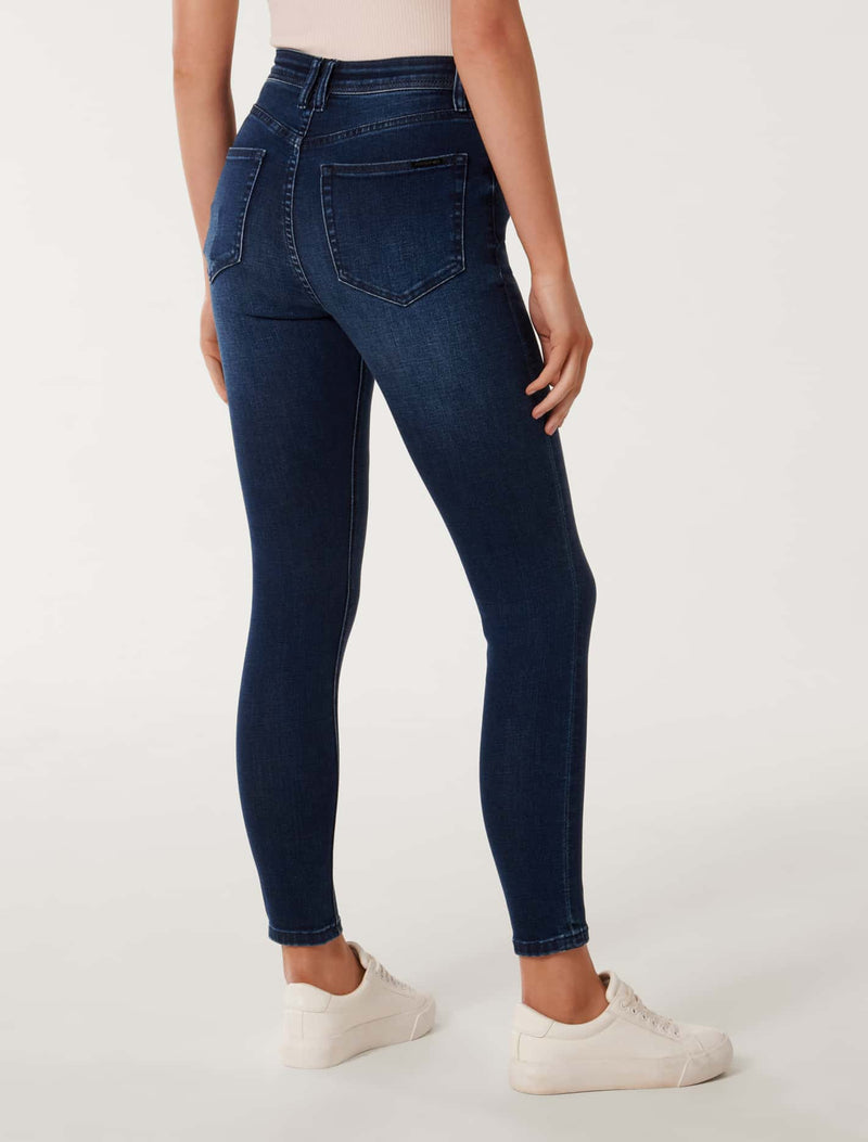 Ashley Mid-Rise Ankle Skinny Jeans Forever New