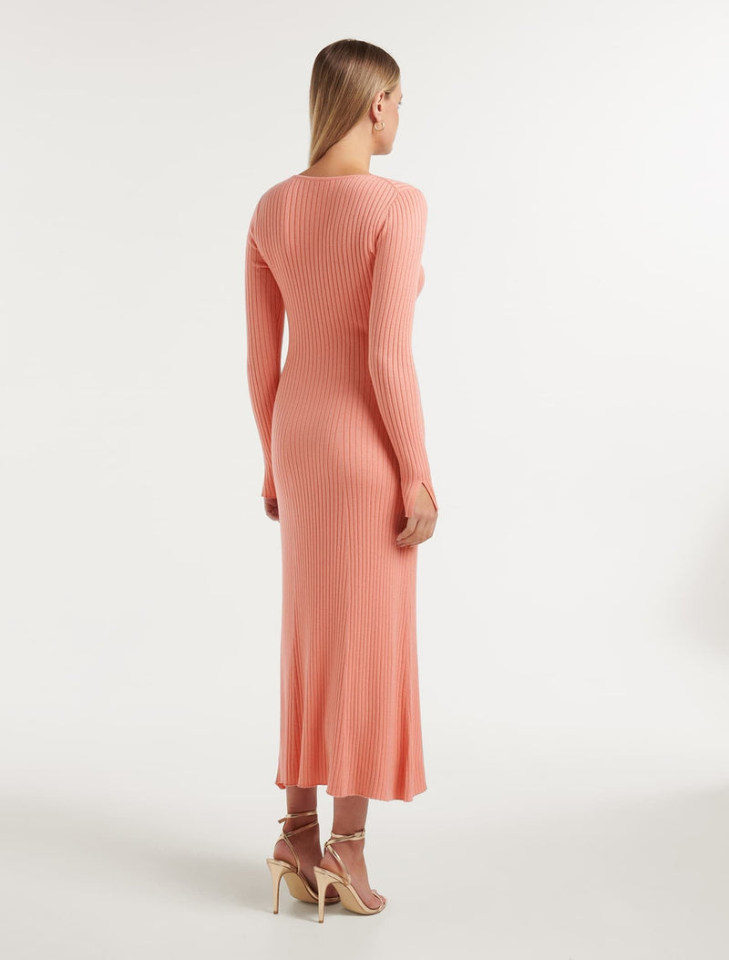 Viv Crew Neck Dress Forever New