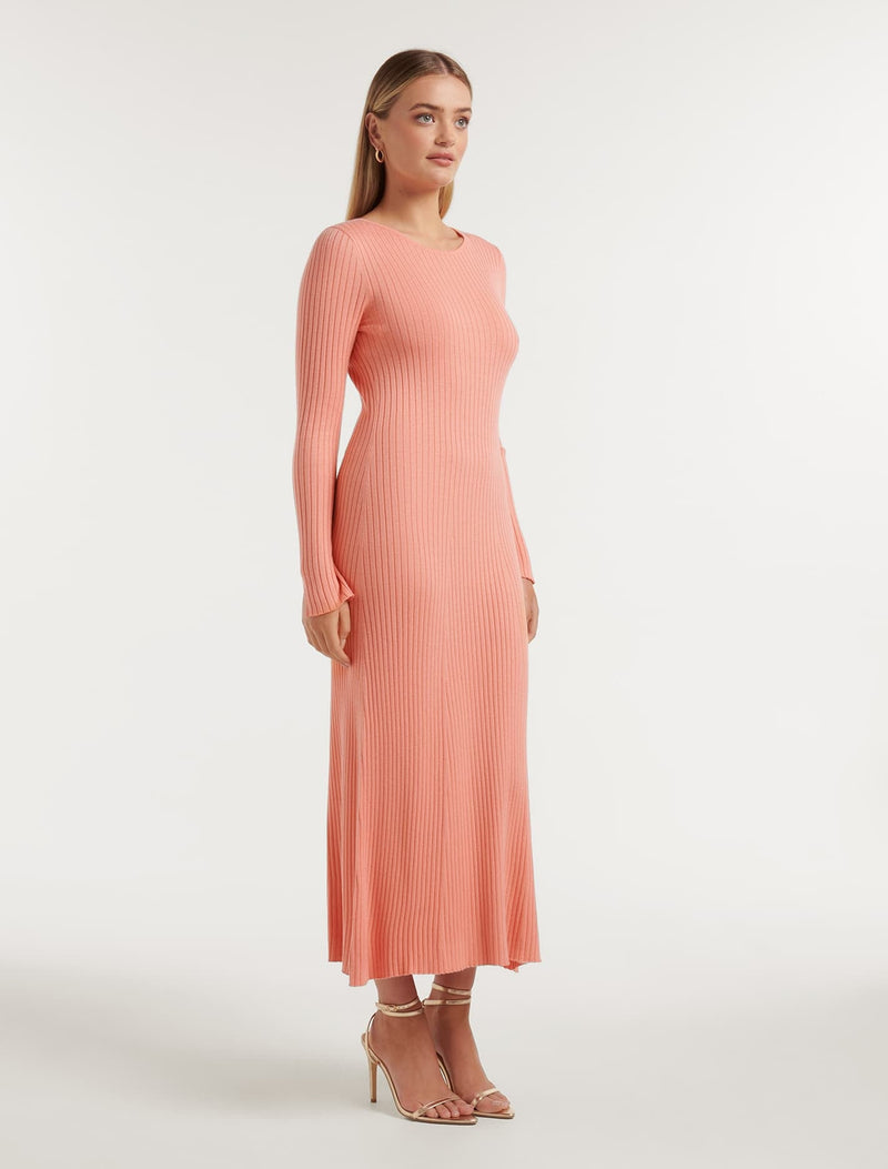 Viv Crew Neck Dress Forever New