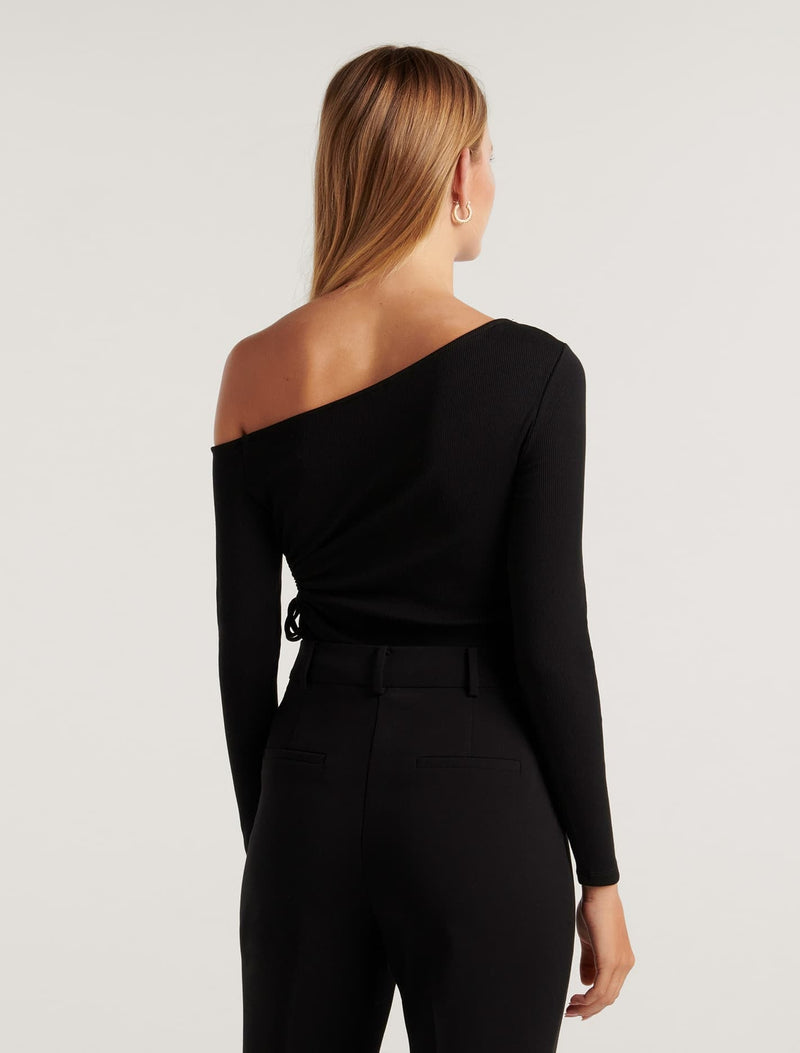 Allira Asym Cut Out Top Forever New