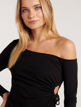 Allira Asym Cut Out Top Forever New