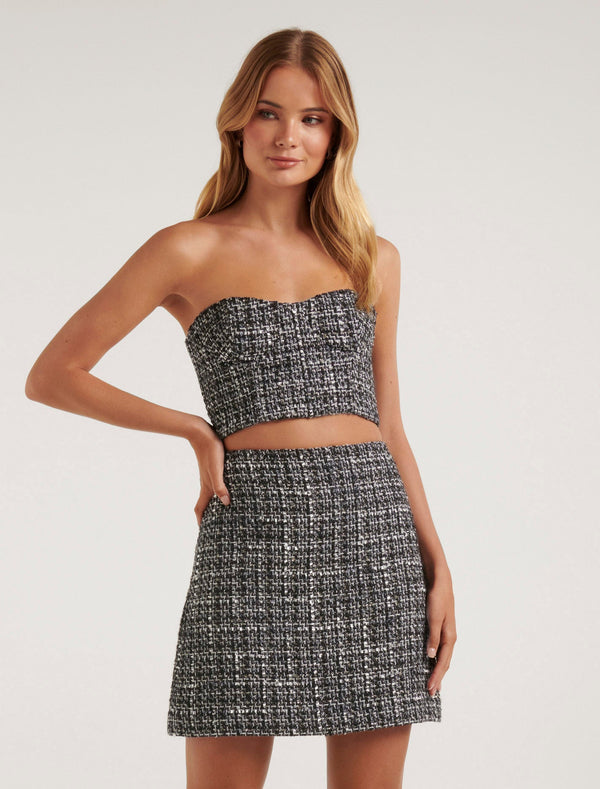 Andrea Boned Boucle Bustier Top Forever New