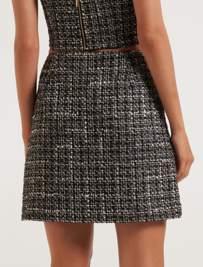Camilla Boucle Mini Skirt Forever New