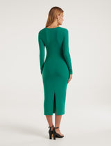 Sandra Square Neck Bodycon Midi Dress Forever New