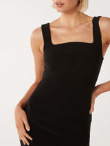 Charlotte Curved Neck Tank Top Forever New