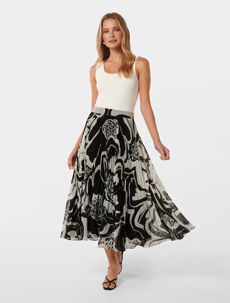 Aurora Pleated Skirt Forever New