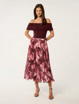 Aurora Pleated Skirt Forever New