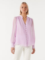 Delia Yoke Detail Blouse Forever New