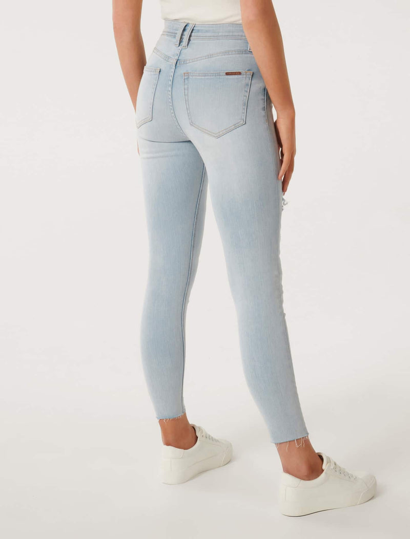 Ashley Mid-Rise Ankle Skinny Jeans Forever New