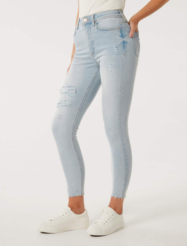 Ashley Mid-Rise Ankle Skinny Jeans Forever New