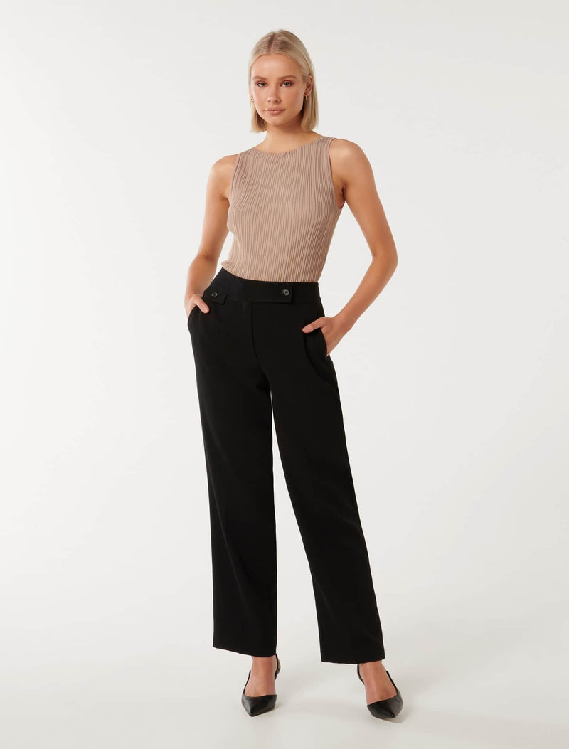 Simmy Straight Leg Pants Forever New