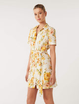 Brooke Mini Shirt Dress Forever New