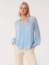 Ashton Raglan Essence Blouse Forever New