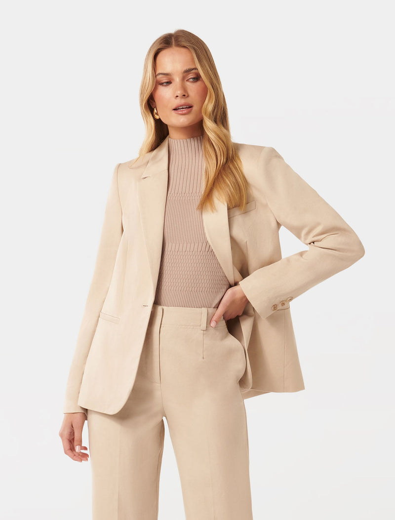 Lucy Single Breasted Blazer Forever New