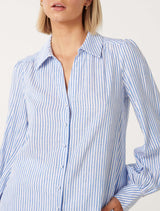 Lee Linen Stripe Blouse Forever New