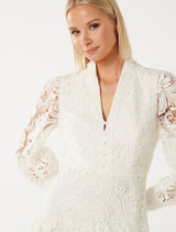 Iris Lace Mini Dress Forever New