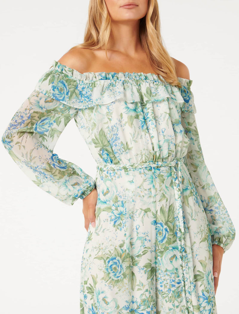 Alessia Off Shoulder Jumpsuit Forever New