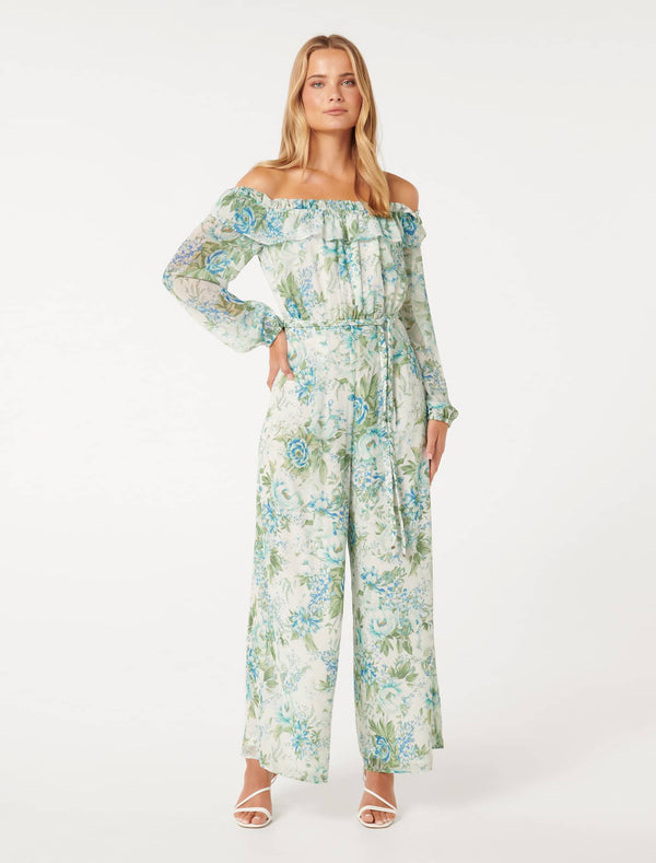 Alessia Off Shoulder Jumpsuit Forever New