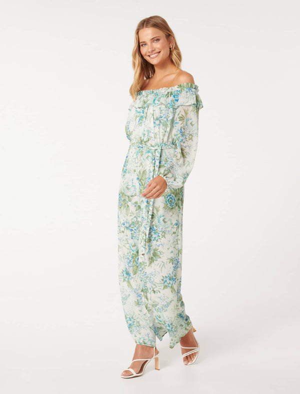 Alessia Off Shoulder Jumpsuit Forever New