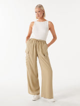 Elsie Elastic Waist Cargo Pants Forever New