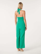 Sally Halter Neck Jumpsuit Forever New