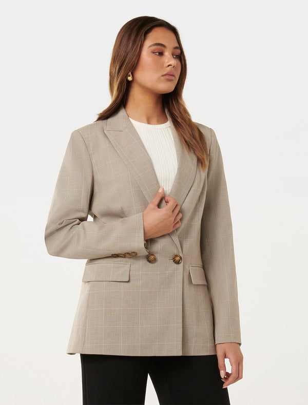 Isla Double Breasted Blazer Forever New