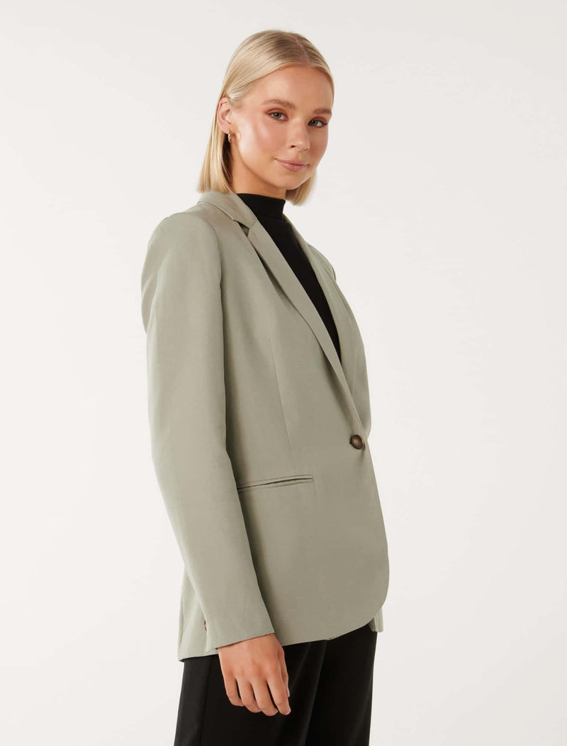 Louie Single Breasted Blazer Forever New