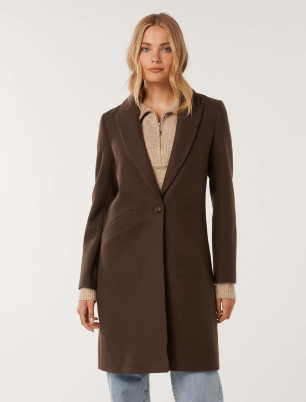 Bonnie Longline Coatigan Forever New