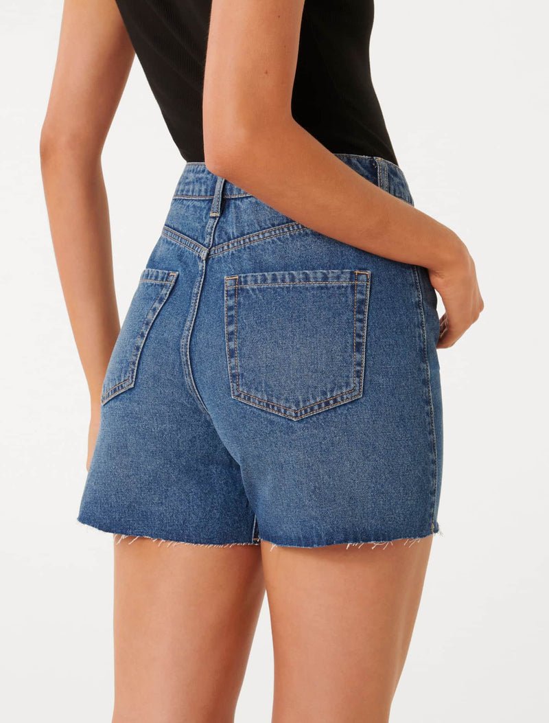 Stevie Denim Shorts Forever New