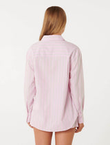 Sophie Stripe Poplin Shirt Forever New