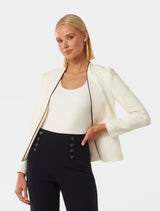 Sharon Collarless Blazer Forever New