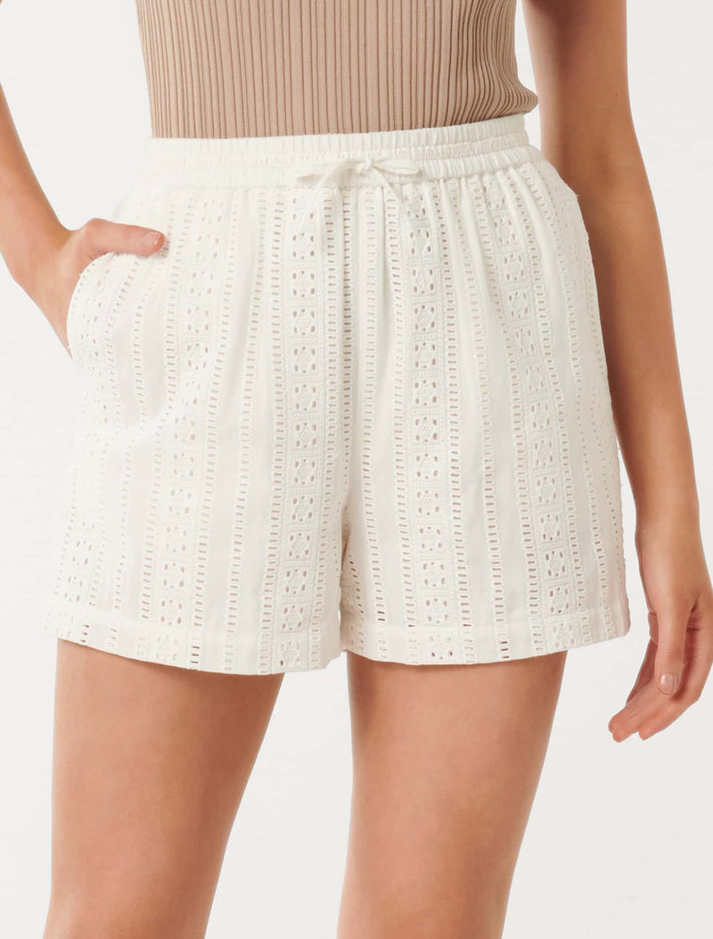 Tamara Textured Shorts Forever New