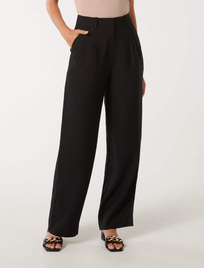 Bridget Bamboo Straight Leg Pants Forever New