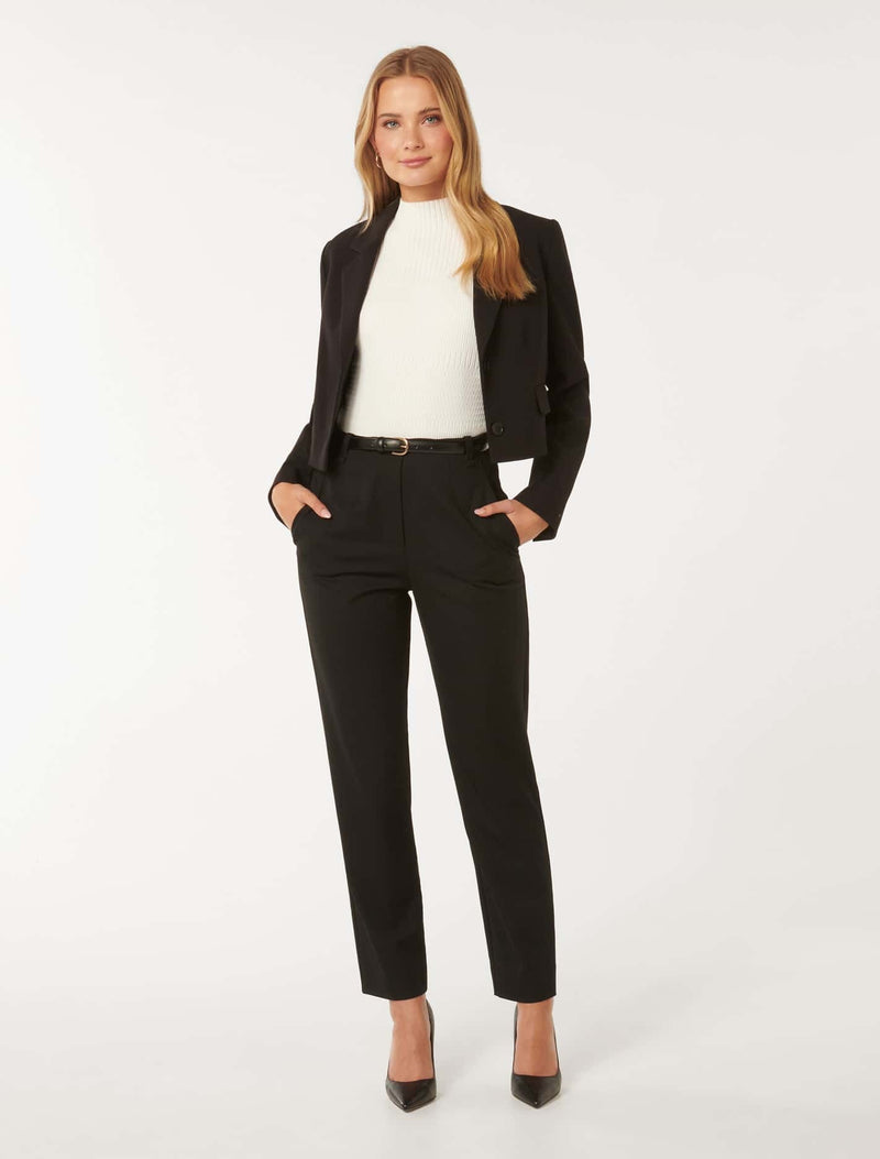 Terry Tapered Pants Forever New