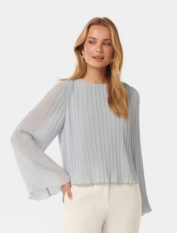 Paxton Pleated Shell Top Forever New