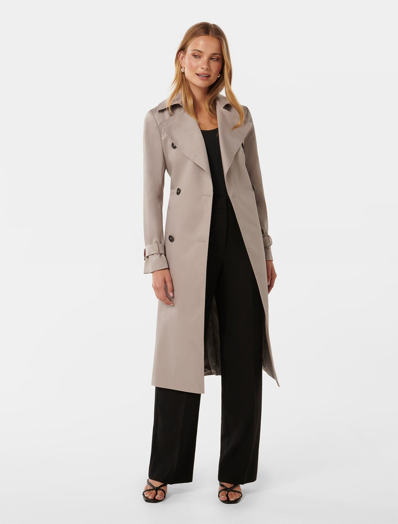 Payton Soft Trench Coat Forever New