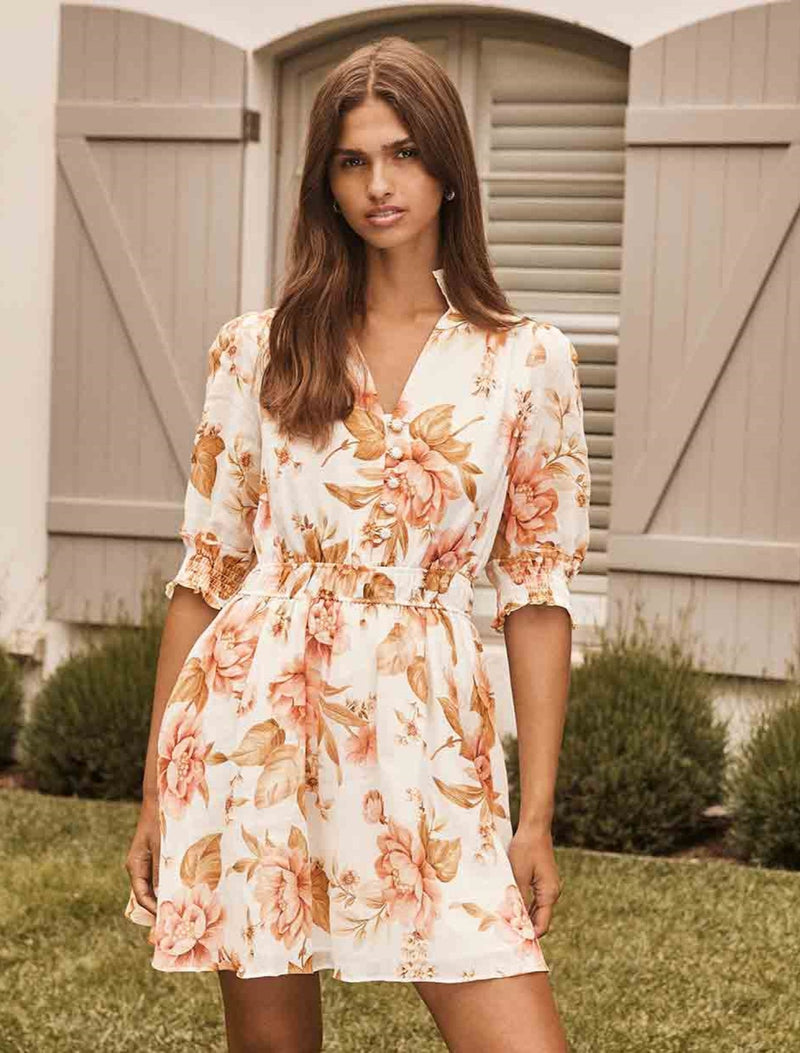 Shayla Cuff Detail Mini Dress Forever New