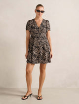 Pria Button Through Mini Dress Forever New